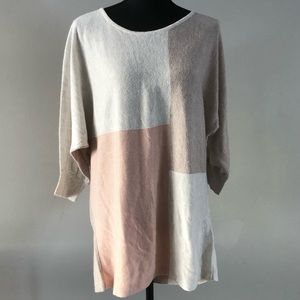 Women’s Cleo Neutral patchwork lightweight knit size L
